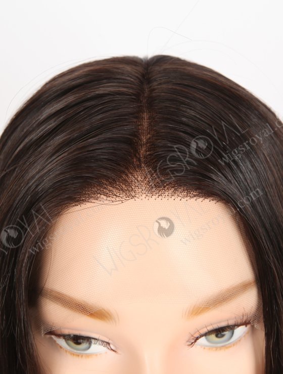 In Stock European Virgin Hair 14" Straight 2# Color Lace Front Wig RLF-08053-28704