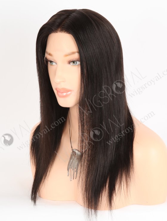 In Stock European Virgin Hair 14" Straight 2# Color Lace Front Wig RLF-08053-28706