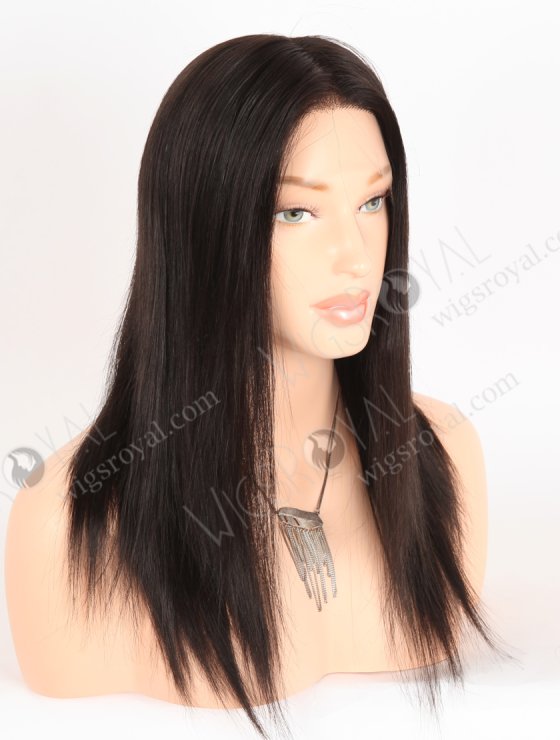 In Stock European Virgin Hair 14" Straight 2# Color Lace Front Wig RLF-08053-28707