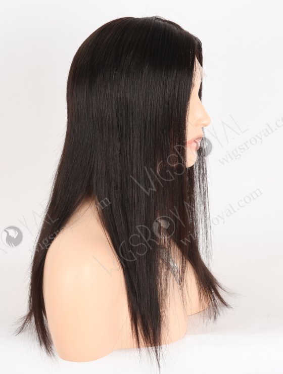 In Stock European Virgin Hair 14" Straight 2# Color Lace Front Wig RLF-08053-28708