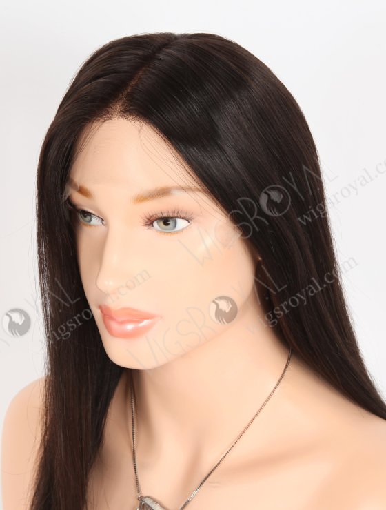 In Stock European Virgin Hair 14" Straight 2# Color Lace Front Wig RLF-08053-28711