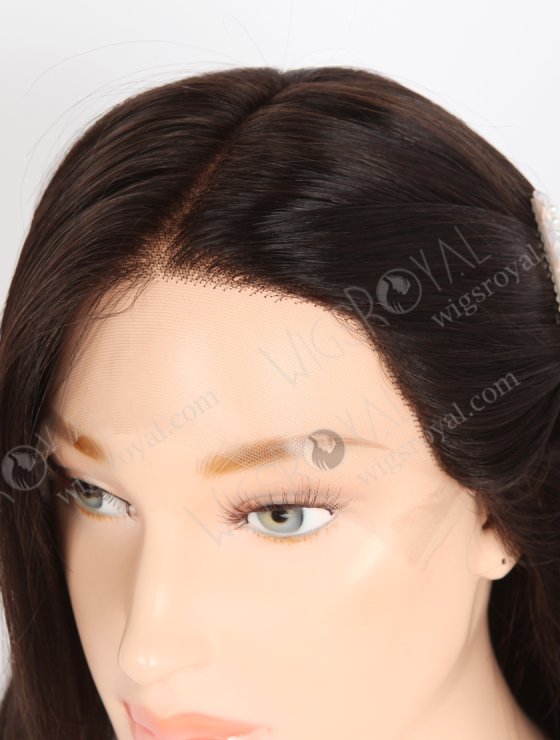 In Stock European Virgin Hair 14" Straight 2# Color Lace Front Wig RLF-08053-28713