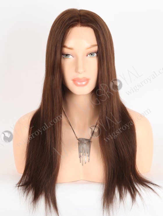 In Stock European Virgin Hair 18" Straight 3# Color Lace Front Wig RLF-08059-28734