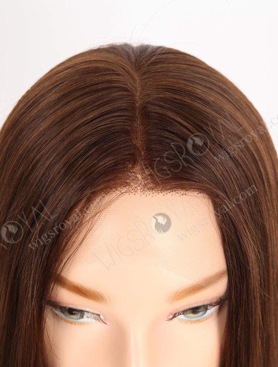 In Stock European Virgin Hair 18" Straight 3# Color Lace Front Wig RLF-08059-28736