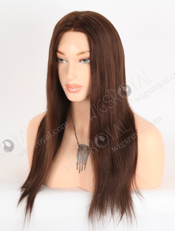 In Stock European Virgin Hair 18" Straight 3# Color Lace Front Wig RLF-08059-28738