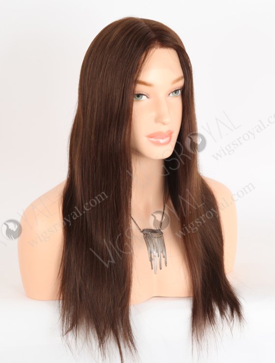 In Stock European Virgin Hair 18" Straight 3# Color Lace Front Wig RLF-08059-28739