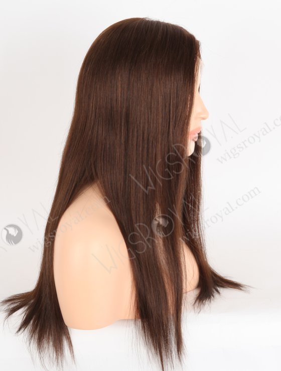 In Stock European Virgin Hair 18" Straight 3# Color Lace Front Wig RLF-08059-28740