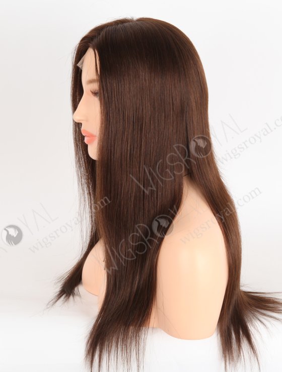 In Stock European Virgin Hair 18" Straight 3# Color Lace Front Wig RLF-08059-28741