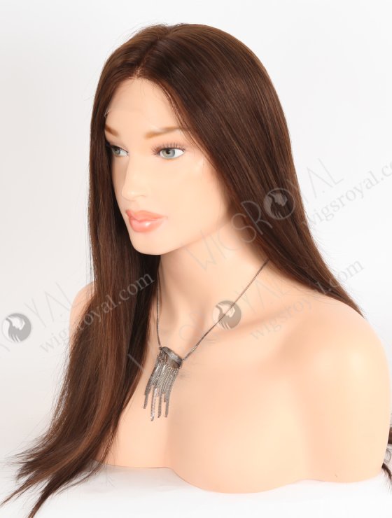 In Stock European Virgin Hair 18" Straight 3# Color Lace Front Wig RLF-08059-28742