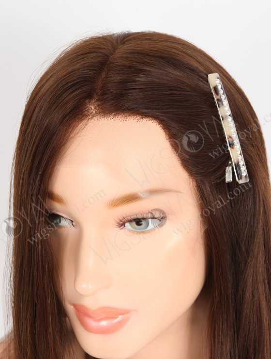 In Stock European Virgin Hair 18" Straight 3# Color Lace Front Wig RLF-08059-28746