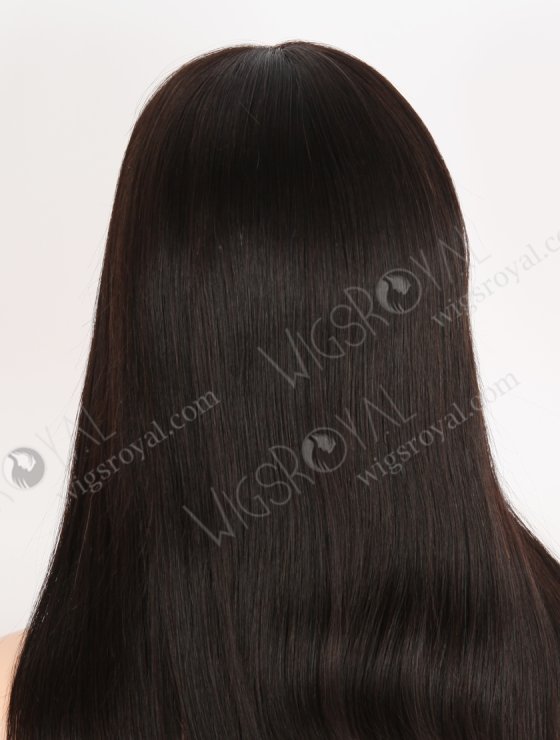 In Stock European Virgin Hair 16" Straight Natural Black Color Lace Front Wig RLF-08049-28667