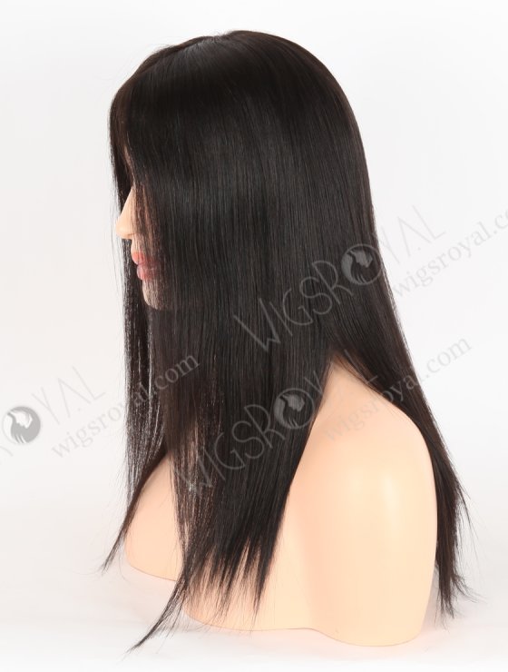 In Stock European Virgin Hair 14" Straight 1B# Color Lace Front Wig RLF-08051-28775