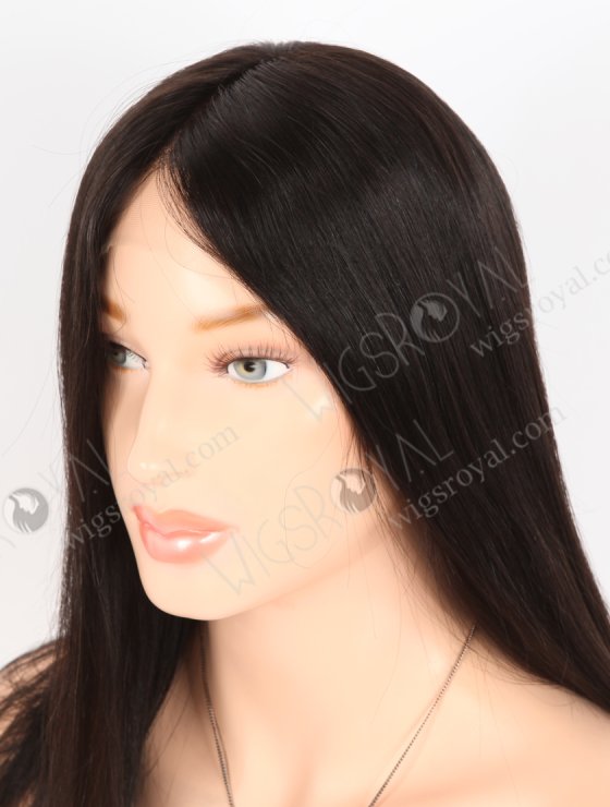 In Stock European Virgin Hair 14" Straight 1B# Color Lace Front Wig RLF-08051-28777