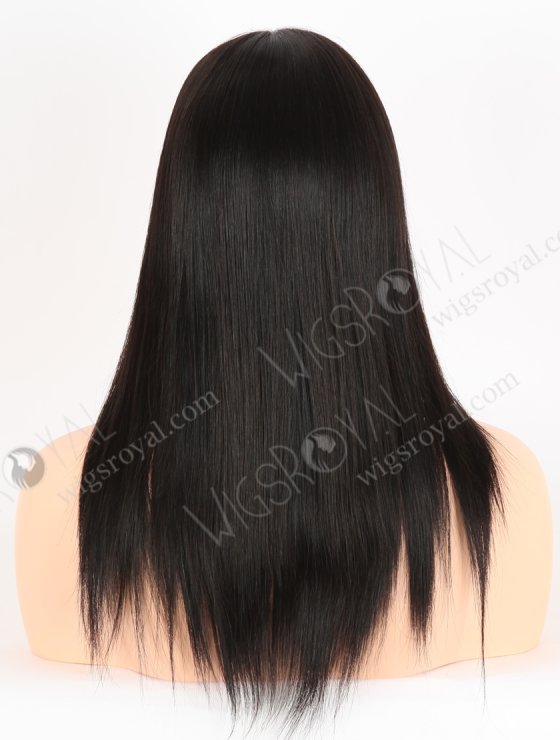 In Stock European Virgin Hair 14" Straight 1B# Color Lace Front Wig RLF-08051-28780