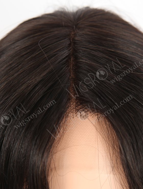 In Stock European Virgin Hair 14" Straight 1B# Color Lace Front Wig RLF-08051-28781