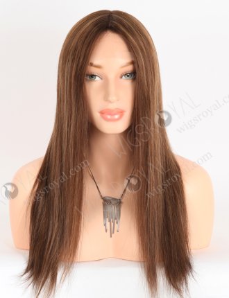 Natural Highlights Glueless Wig With Silk Top GLL-08080