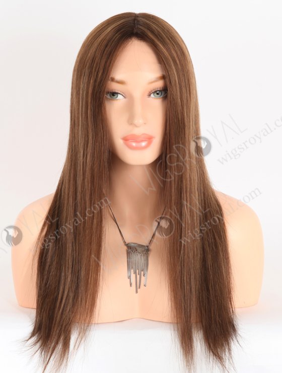 Natural Highlights Glueless Wig With Silk Top GLL-08080