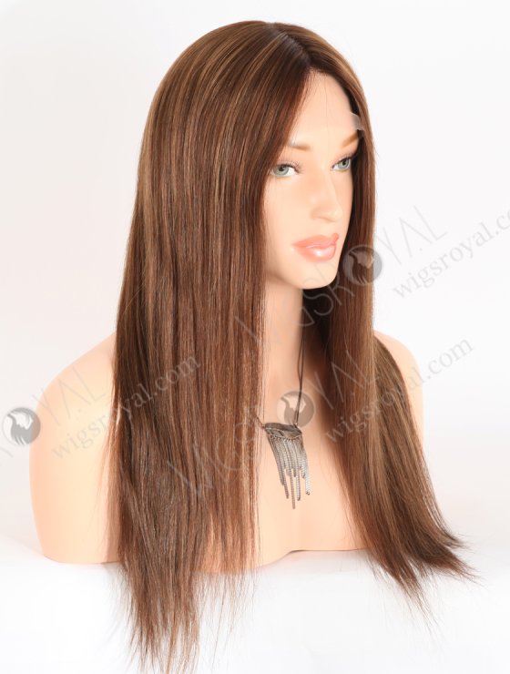 Natural Highlights Glueless Wig With Silk Top GLL-08080-28796