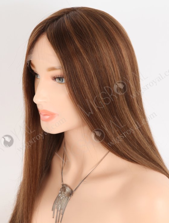 Natural Highlights Glueless Wig With Silk Top GLL-08080-28801