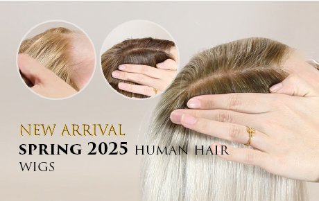 New arrival spring 2025 human hair wigs