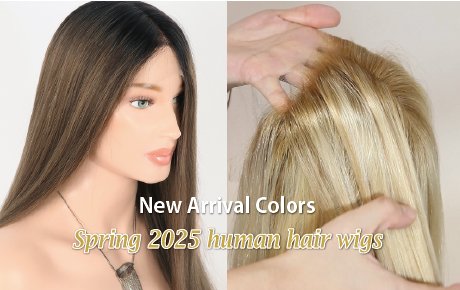Spring 2025 human hair wigs | new arrival colors