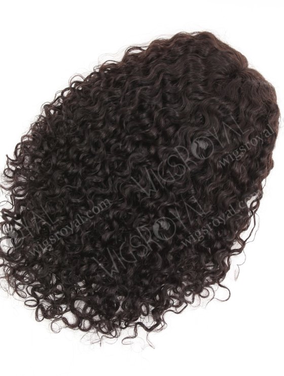 In Stock 14" All One Length 1B# Color Curly 15mm European Vrigin Hair Topper-176-28813