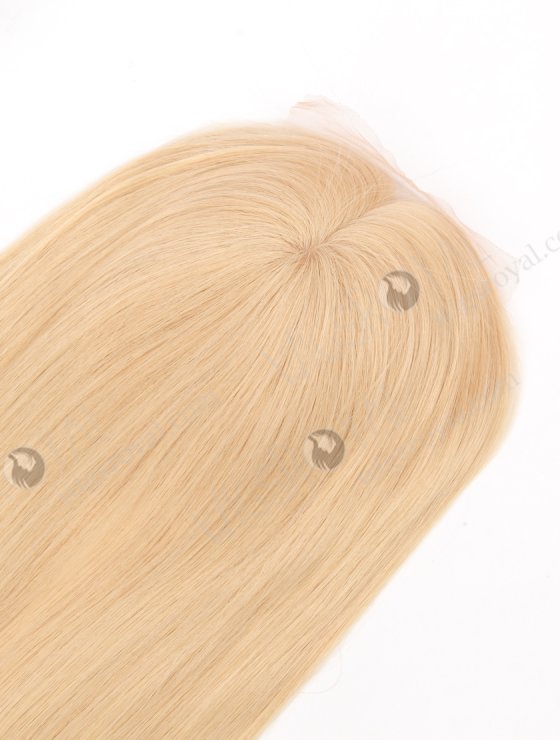 Super Realistic Hidden Knot Silk Top Lace Front Human Hair Topper WR-TC-102-28837