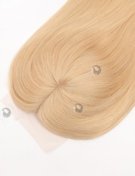 Super Realistic Hidden Knot Silk Top Lace Front Human Hair Topper WR-TC-102