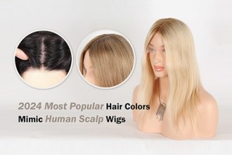 Let's Enjoy The New Color Of Lace Front Glueless Wig Together!
