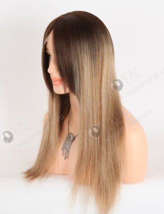 Ombre Color Straight Hair Wig With Bang Brazilian Virgin Lace Front Wig WR-CLF-067