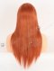 Ultra-beautiful Orange Red Color With Highlight Brazilian Human Hair Lace Front Wig WR-CLF-066