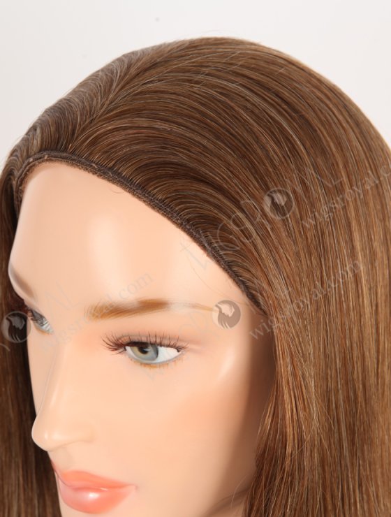 Dark Brown All One Length Brazilian Virgin Human Hair All Machine Weft Glueless Wig WR-GL-075-28968