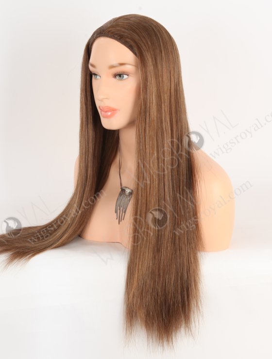 Dark Brown All One Length Brazilian Virgin Human Hair All Machine Weft Glueless Wig WR-GL-075-28969