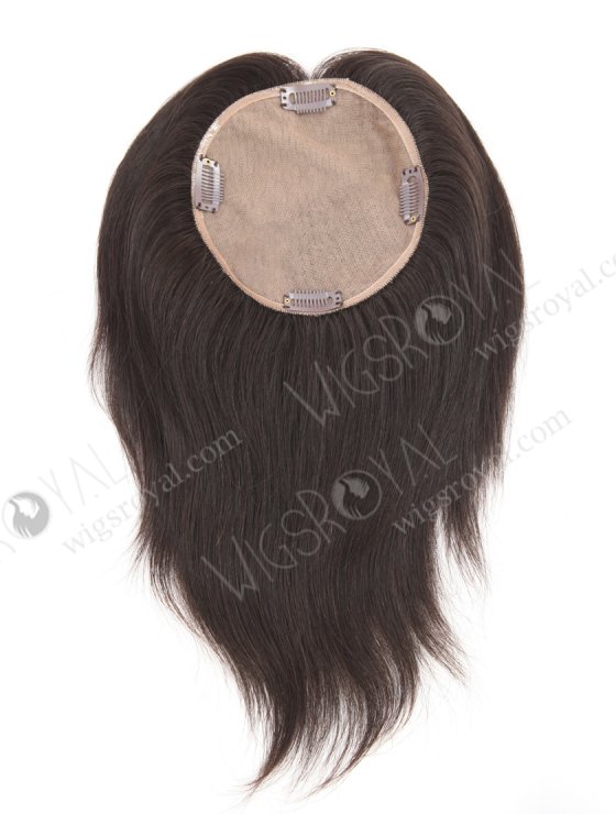 Light Density Fine Mongolian Virgin Human Hair Silk Base Topper For Thinning Hair WR-TC-103-28915