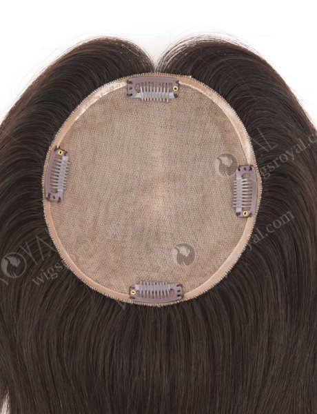 Light Density Fine Mongolian Virgin Human Hair Silk Base Topper For Thinning Hair WR-TC-103