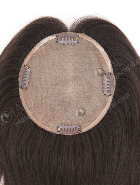 Light Density Fine Mongolian Virgin Human Hair Silk Base Topper For Thinning Hair WR-TC-103-28919