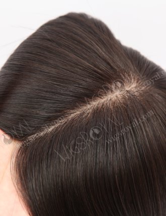 Light Density Fine Mongolian Virgin Human Hair Silk Base Topper For Thinning Hair WR-TC-103