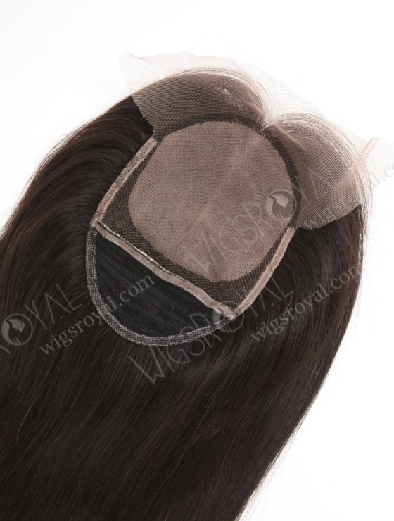 Indian Remy Human Hair Straight Style Size 4*4 Silk Lace Machine Weft Toppers for Women WR-TC-104-28929