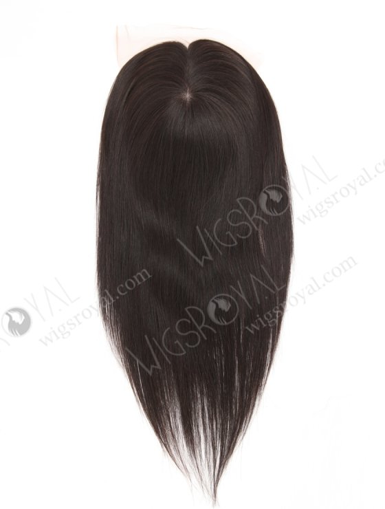 Indian Remy Human Hair Straight Style Size 4*4 Silk Lace Machine Weft Toppers for Women WR-TC-104-28933