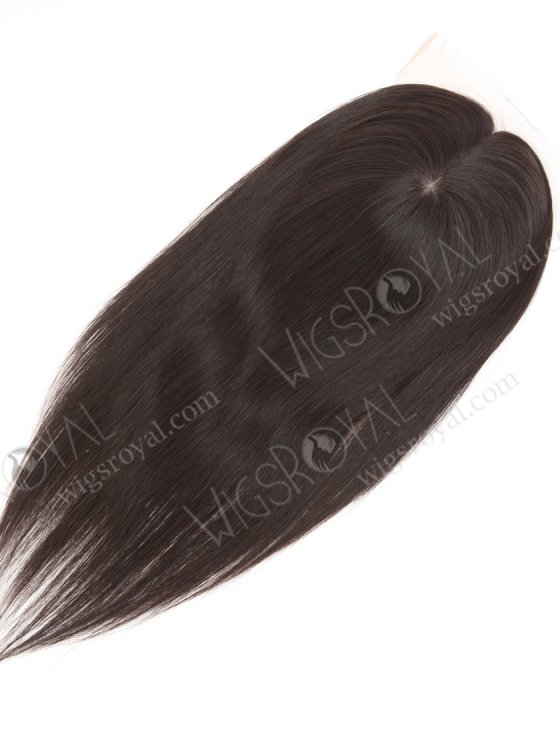 Indian Remy Human Hair Straight Style Size 4*4 Silk Lace Machine Weft Toppers for Women WR-TC-104-28932