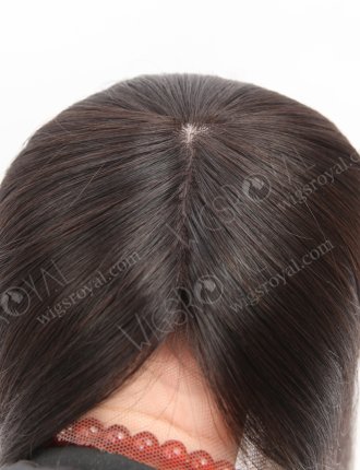 Indian Remy Human Hair Straight Style Size 4*4 Silk Lace Machine Weft Toppers for Women WR-TC-104