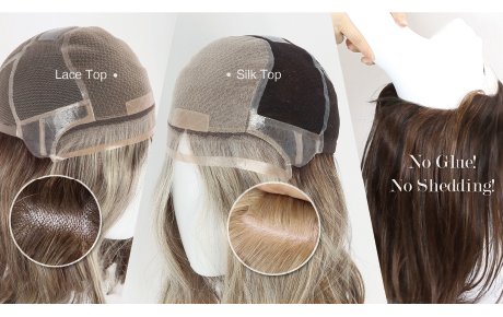 No Glue! No Shedding! Designed For Alopecia and Baldness, The Gripper Wig Is Better For Beginners