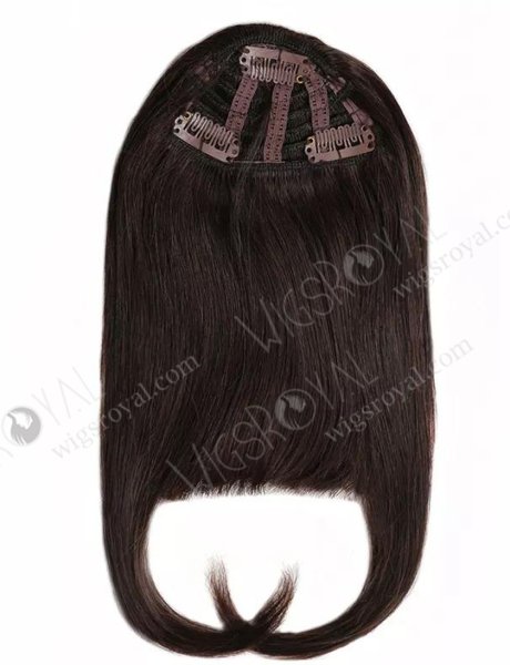 Factory Wholesale Mini Full Hand-Woven Human Hair Bangs  WR-FR-002