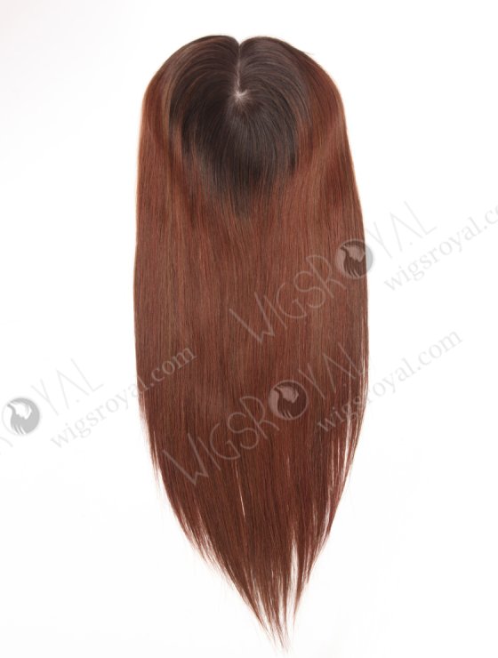 Most Realistic Hair Parting Ombre Color Human Hair Toppers For Thinning Hair WR-TC-107-29054