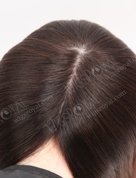 Most Realistic Hair Parting Ombre Color Human Hair Toppers For Thinning Hair WR-TC-107