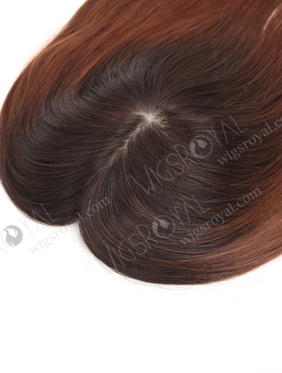 Most Realistic Hair Parting Ombre Color Human Hair Toppers For Thinning Hair WR-TC-107-29059