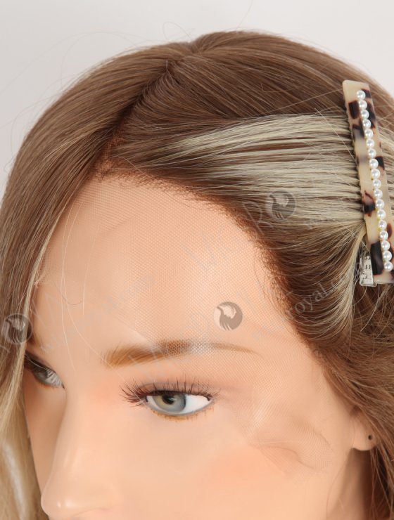 HD Lace Front Wig With Ombre Color Fine Human Hair Jewish Styles Wig WR-CLF-069-29069