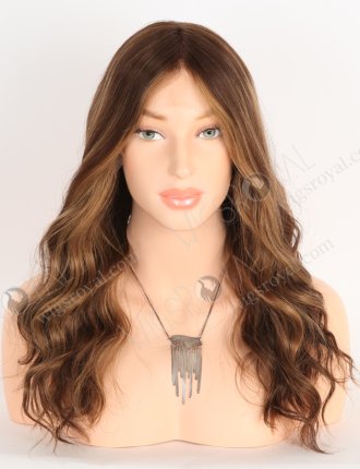 HD Lace Front Wig Brown Highlight Color Cuticle Aligned Hair Glueless Full HD Lace Wigs WR-CLF-070