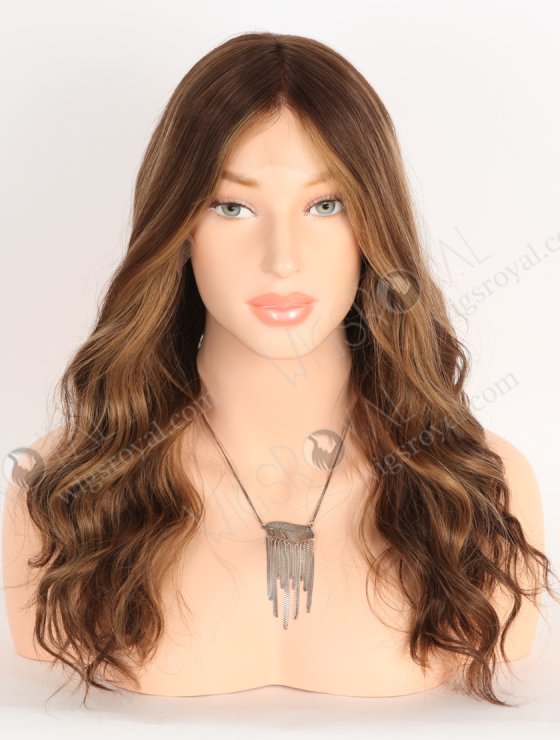 HD Lace Front Wig Brown Highlight Color Cuticle Aligned Hair Glueless Full HD Lace Wigs WR-CLF-070-29075