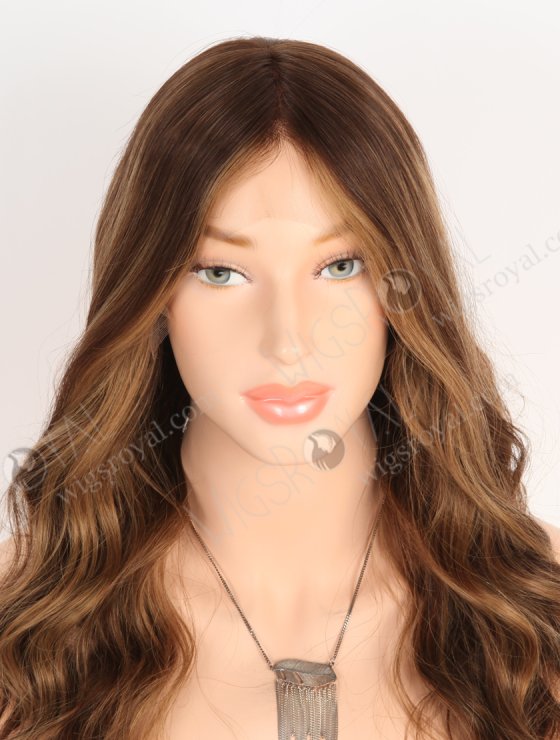 HD Lace Front Wig Brown Highlight Color Cuticle Aligned Hair Glueless Full HD Lace Wigs WR-CLF-070-29076